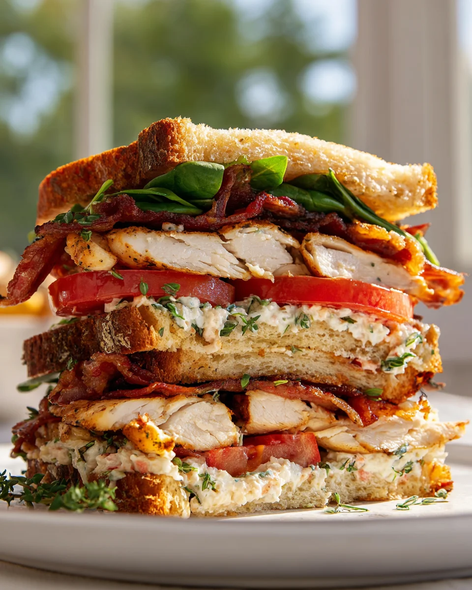 Loaded Chicken & Beef Club: Your New Favorite Sandwich!