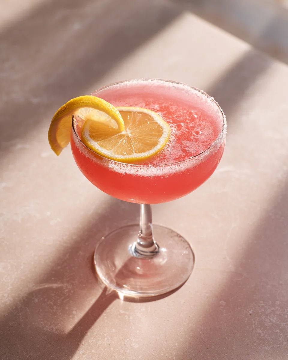 Vibrant Pink Senorita: A Sparkling Non-Alcoholic Treat