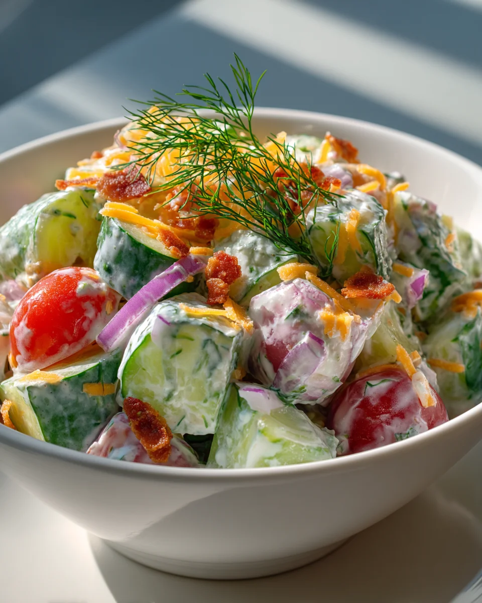 Ultimate Cucumber Ranch Crack Salad: Incredible Flavor!