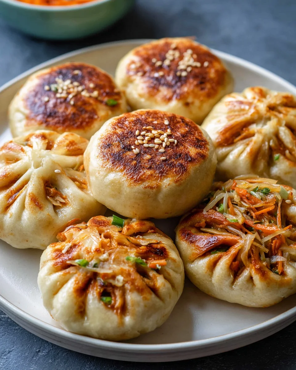 Delicious Pan Fried Cabbage and Noodle Buns Recipe!