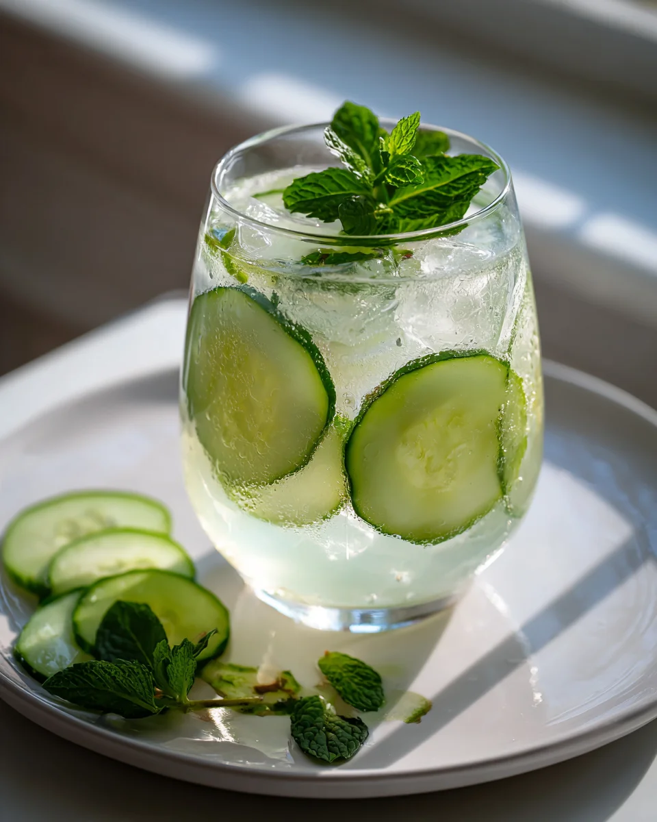 Sparkling Cucumber Elderflower Spritz: Non-Alcoholic Delight