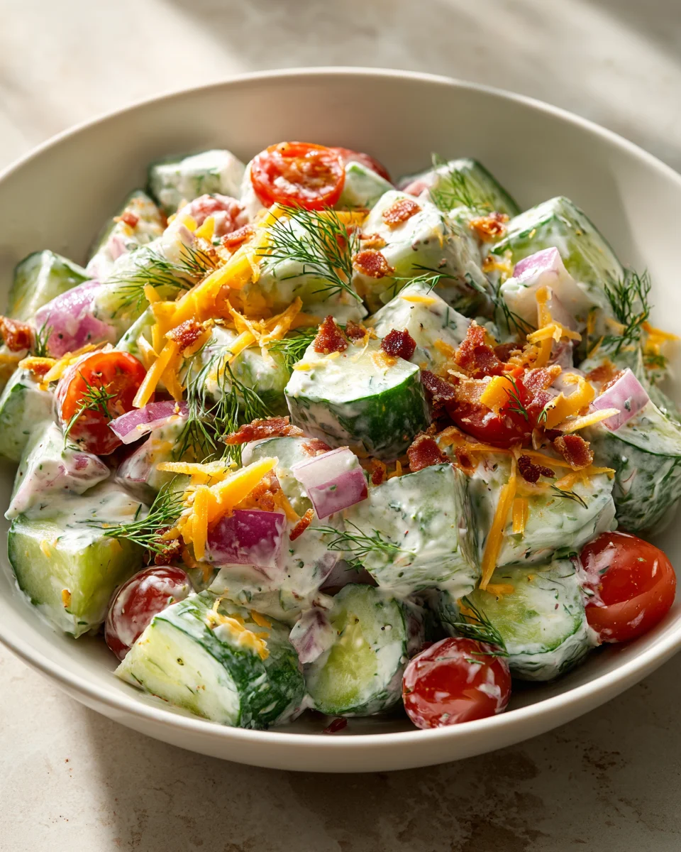 Ultimate Cucumber Ranch Crack Salad: Incredible Flavor!