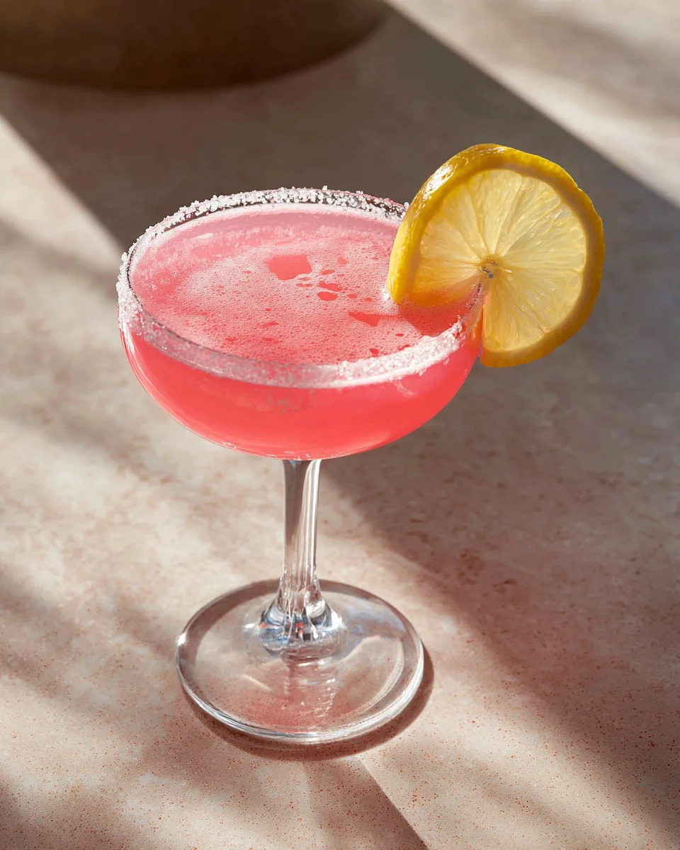 Vibrant Pink Senorita: A Sparkling Non-Alcoholic Treat