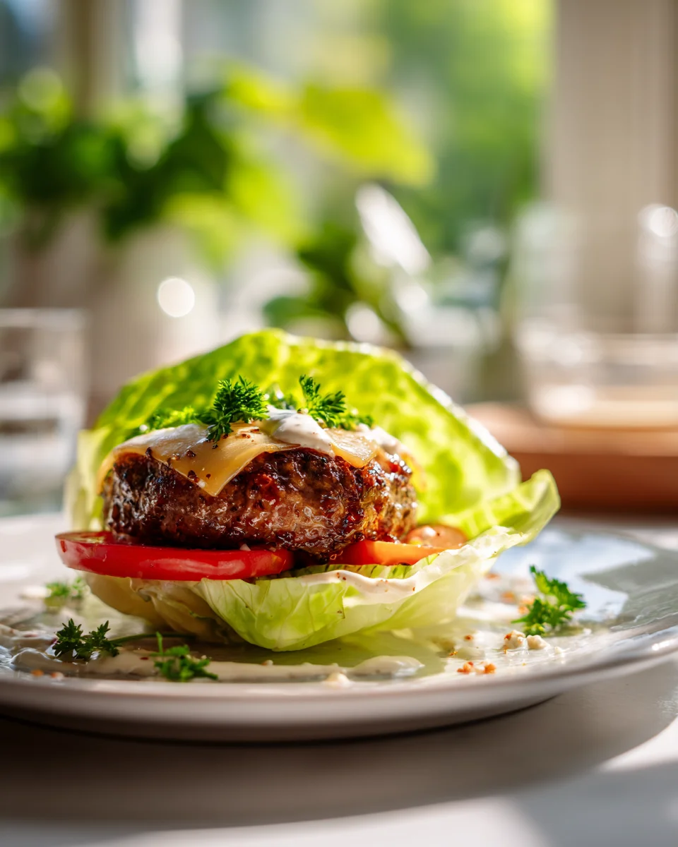 Healthy Cabbage Beef Burgers Baked to Perfection Recipe