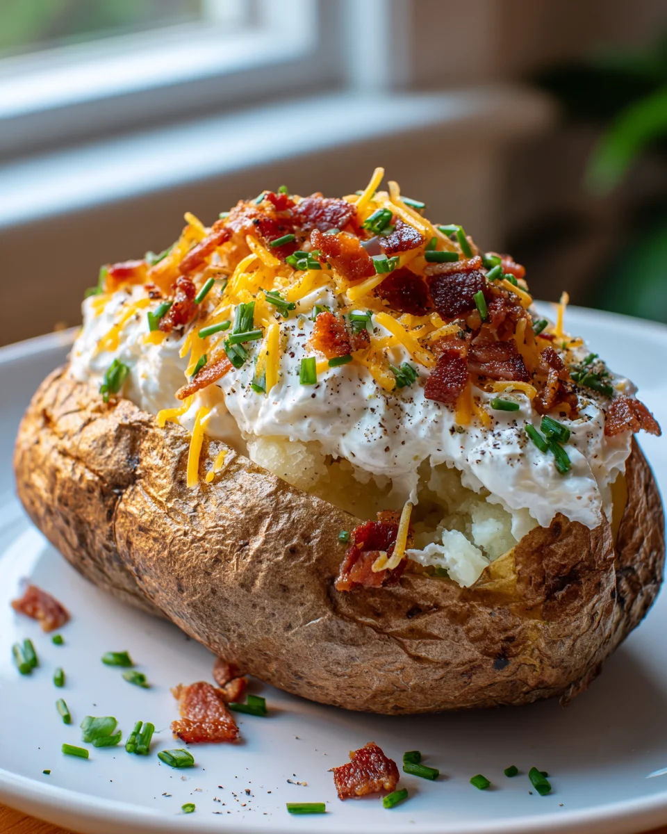 Air Fryer Loaded Baked Potatoes: Crispy, Easy & Delicious!