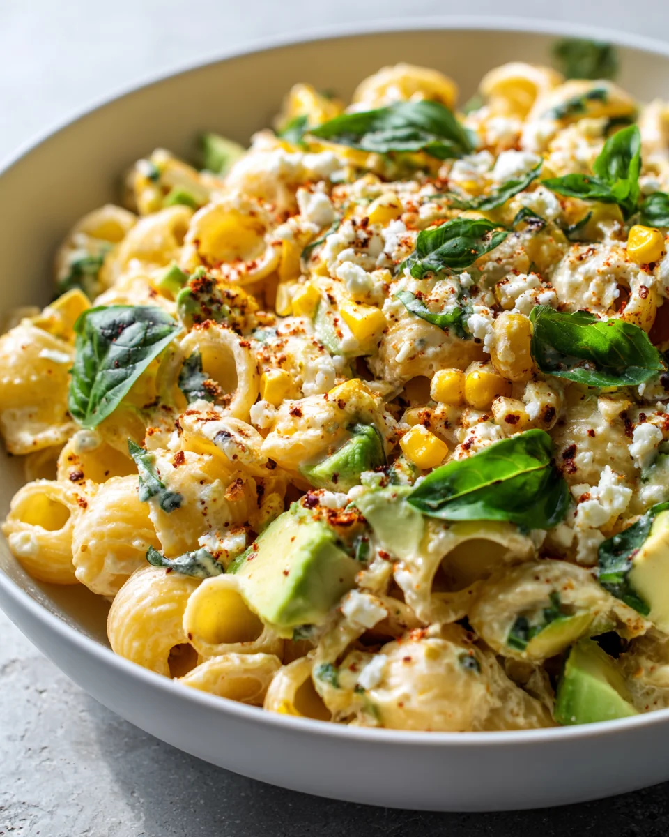 Creamy Street Corn Pasta Salad: Your New Favorite Side!