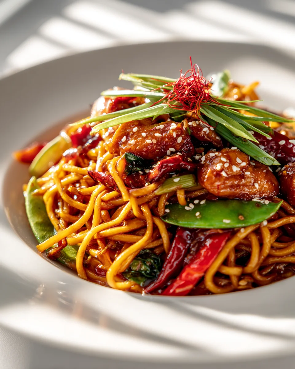 Spicy Szechuan Chicken Chow Mein: Authentic Bold Heat Recipe