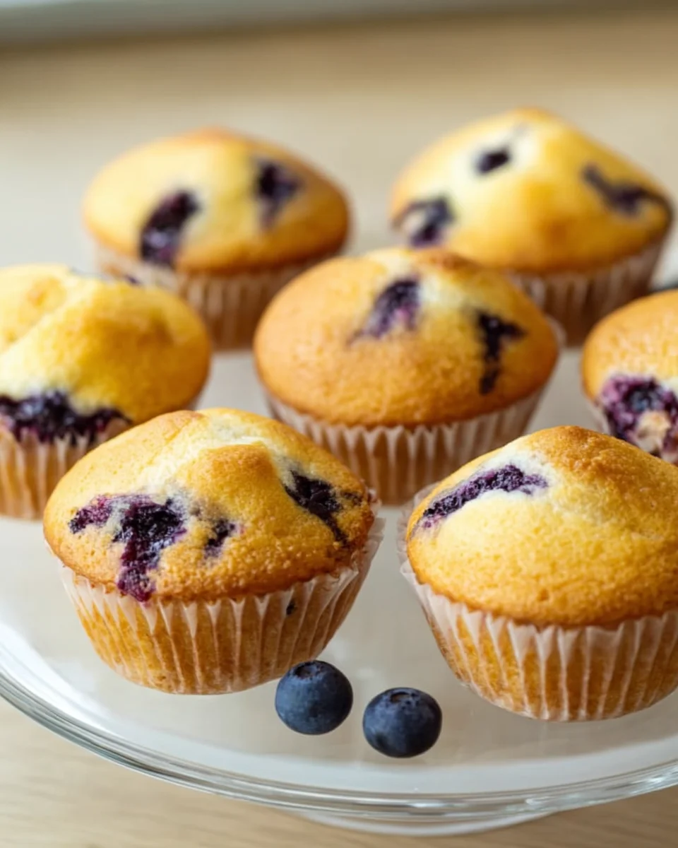 Easy Cake Mix Blueberry Muffins - Quick & Delicious!