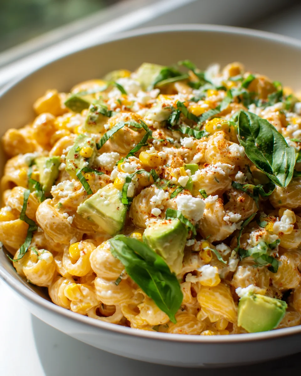 Creamy Street Corn Pasta Salad: Your New Favorite Side!