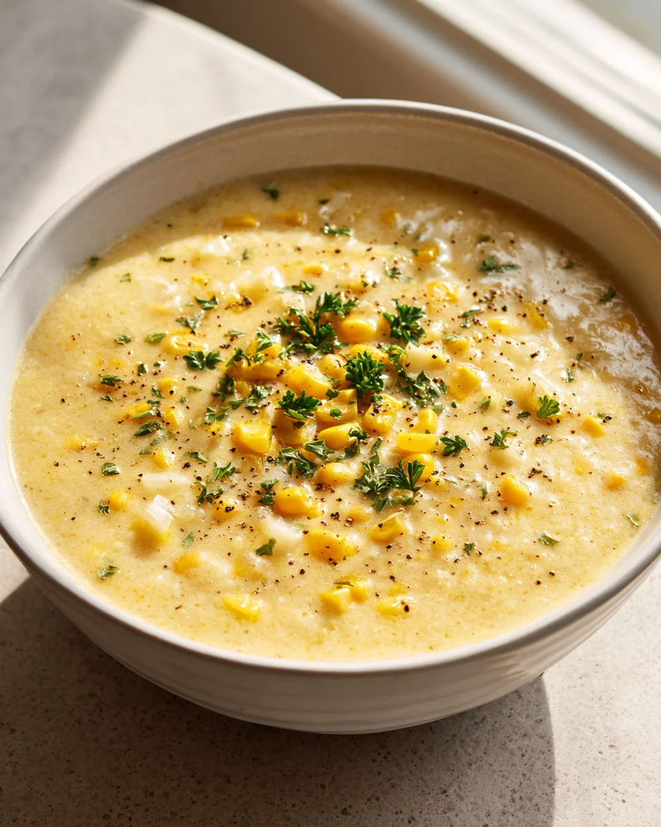 Delicious Creamy Corn Chowder Soup Recipe for Cozy Nights