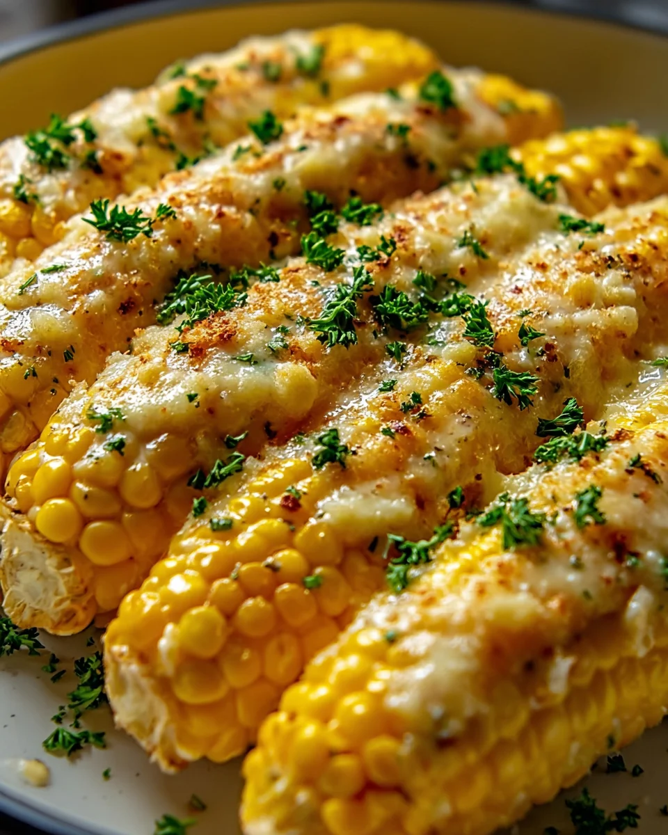 Cheesy Garlic Butter Corn: The Ultimate Delicious Side!