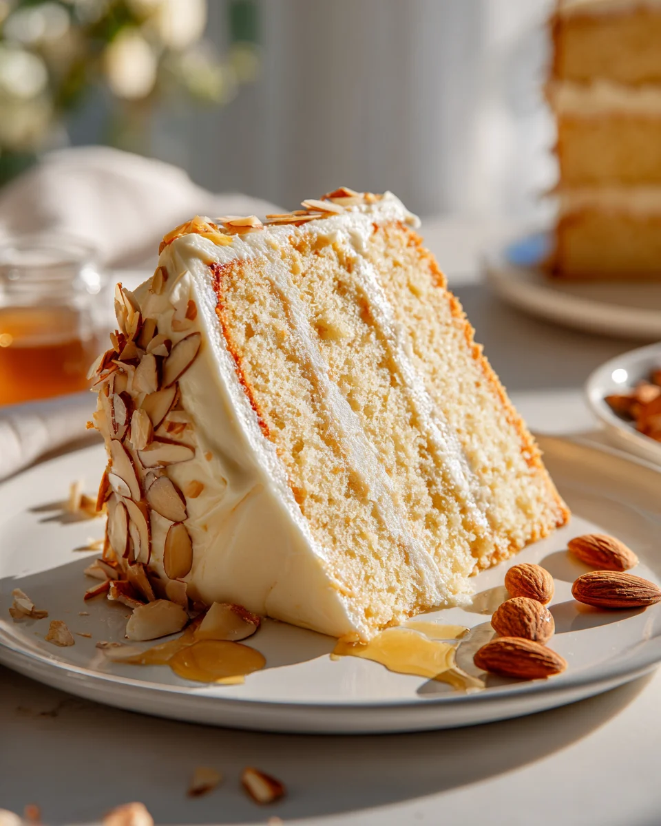German Honey Almond Cream Cake – Easy & Delicious Recipe