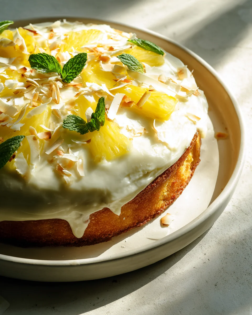 Tropical Pineapple Coconut Sheet Cake: A Taste of Paradise