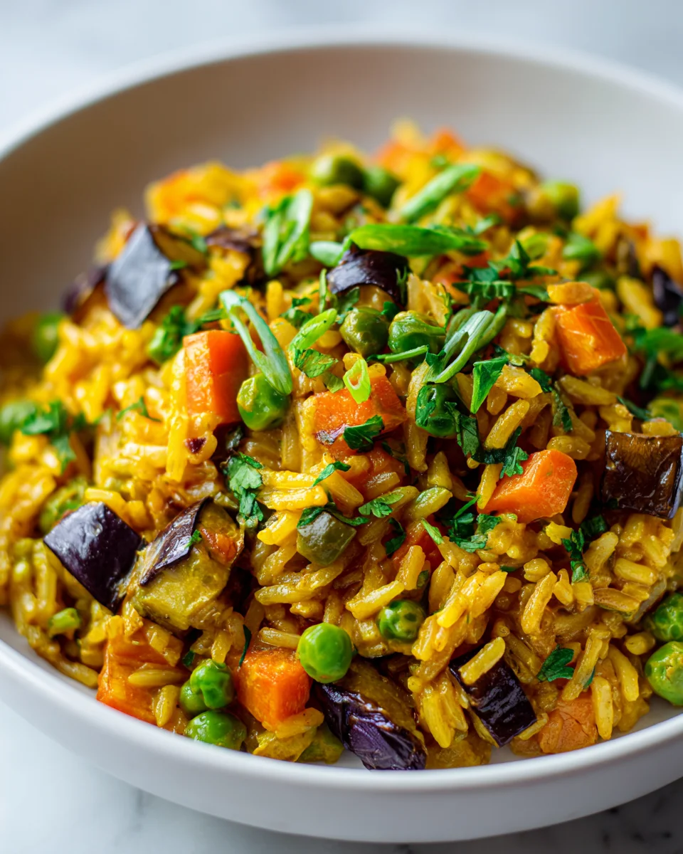 Curry Fried Rice with Roasted Vegetables: Easy & Flavorful