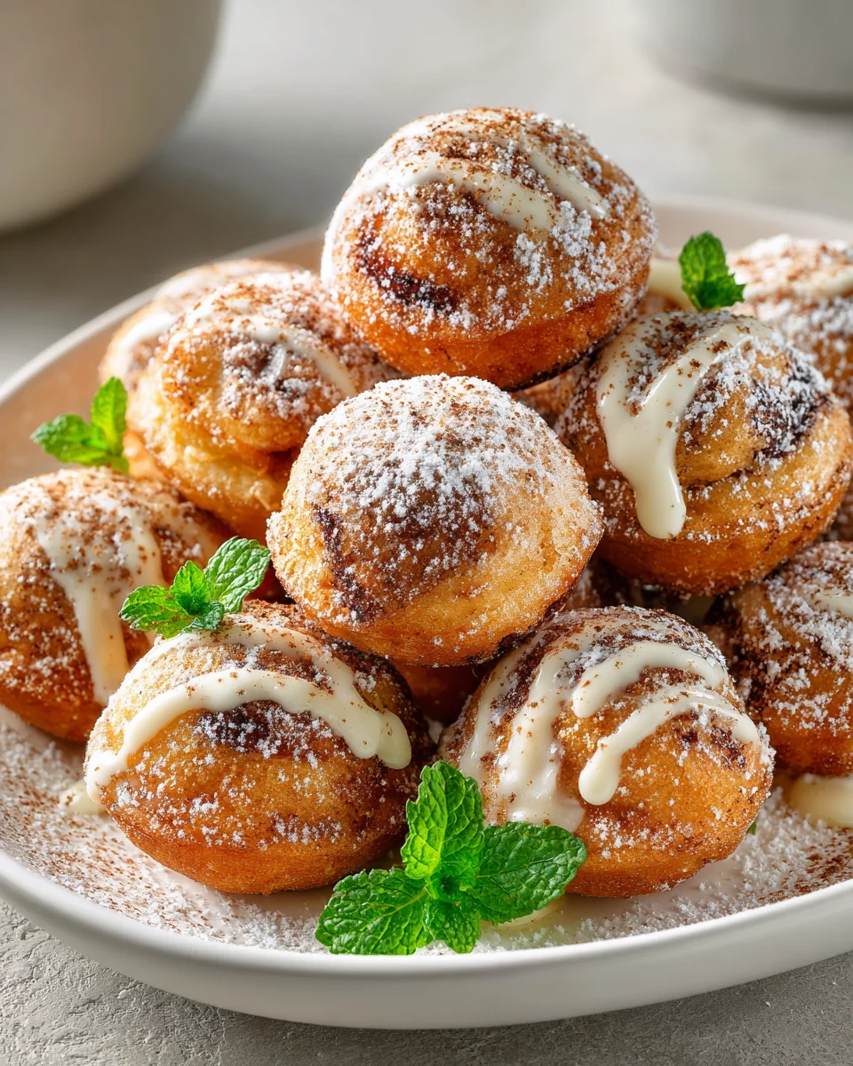 Cinnamon Roll Pancake Poppers: Your New Favorite Breakfast