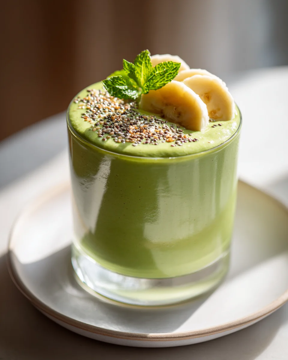 Green Spinach Protein Smoothie: Boost Your Energy Naturally!