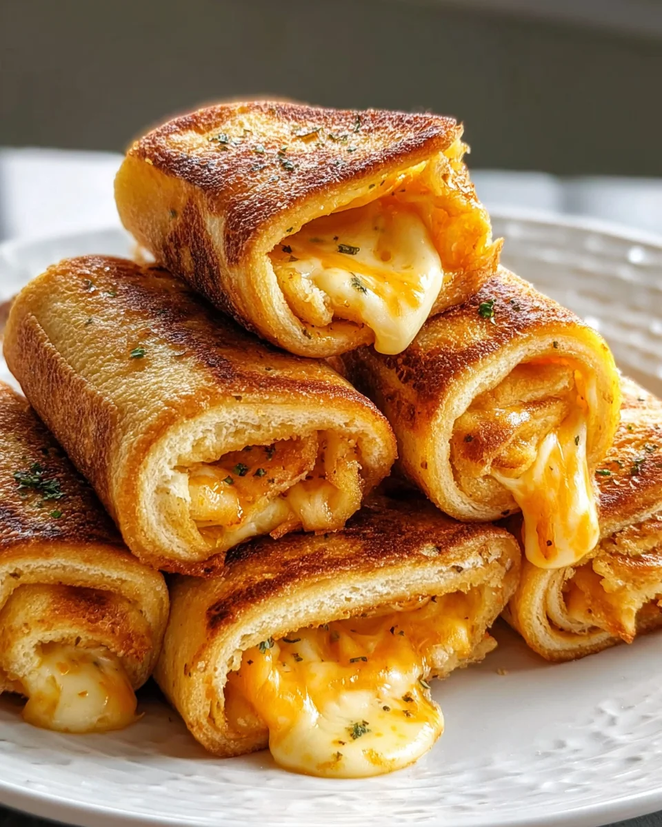 Delicious Grilled Cheese Roll Ups Recipe for Quick Snacks