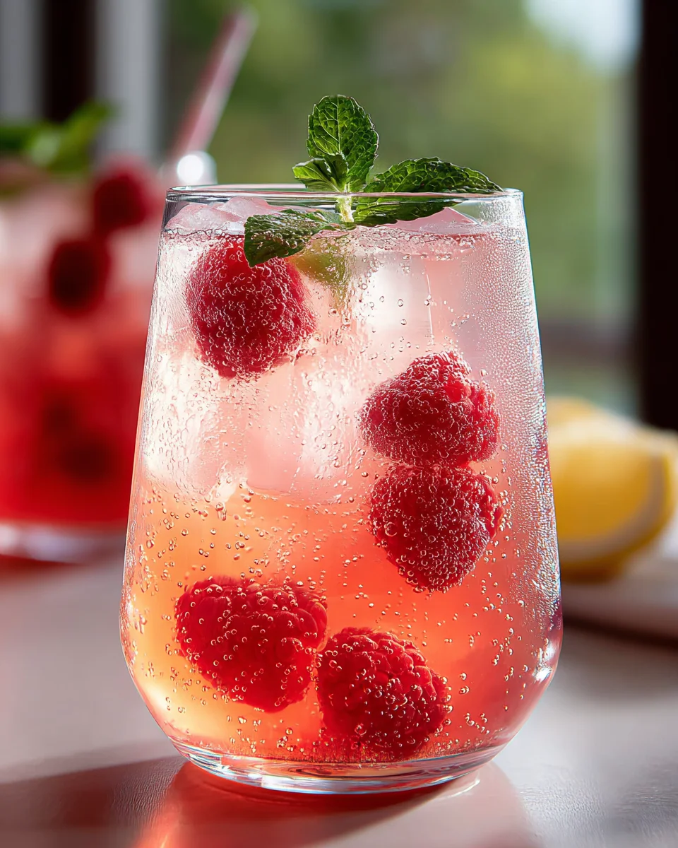 Refreshing Sparkling Raspberry Lemonade Recipe for Summer Bliss