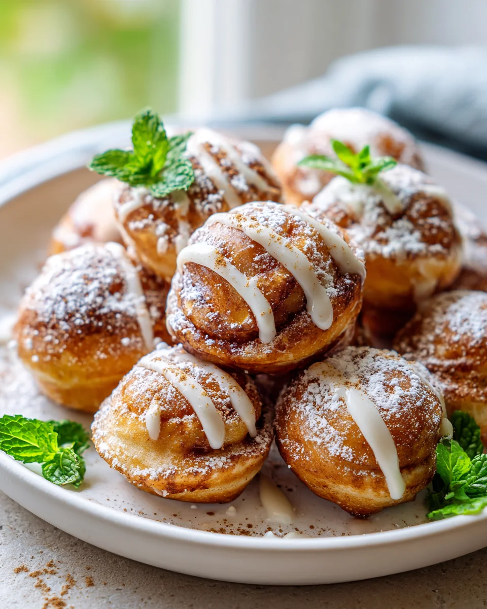 Cinnamon Roll Pancake Poppers: Your New Favorite Breakfast