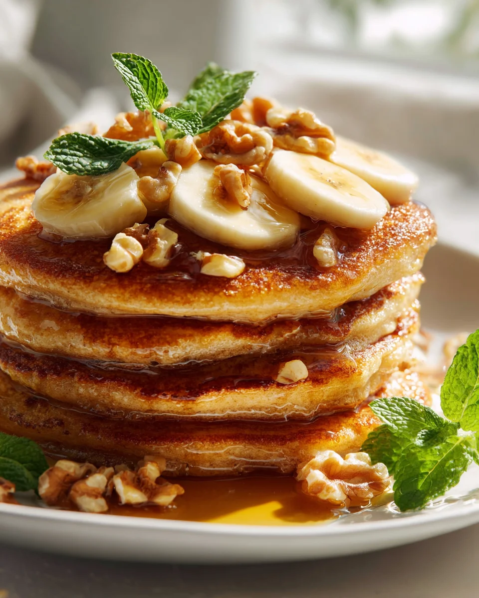 Delicious Banana Nut Old Fashioned Pancakes Recipe to Try!