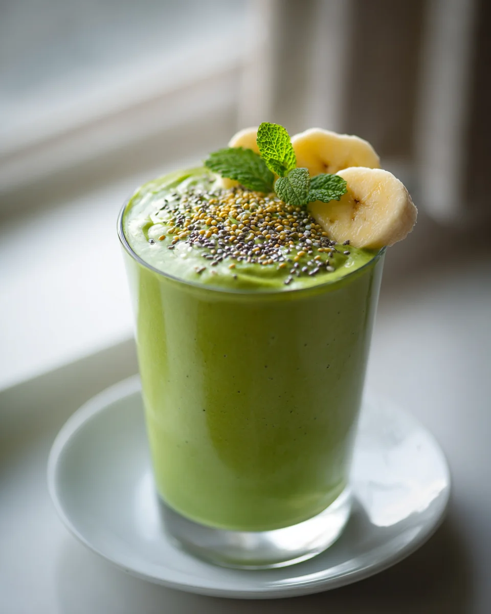 Green Spinach Protein Smoothie: Boost Your Energy Naturally!