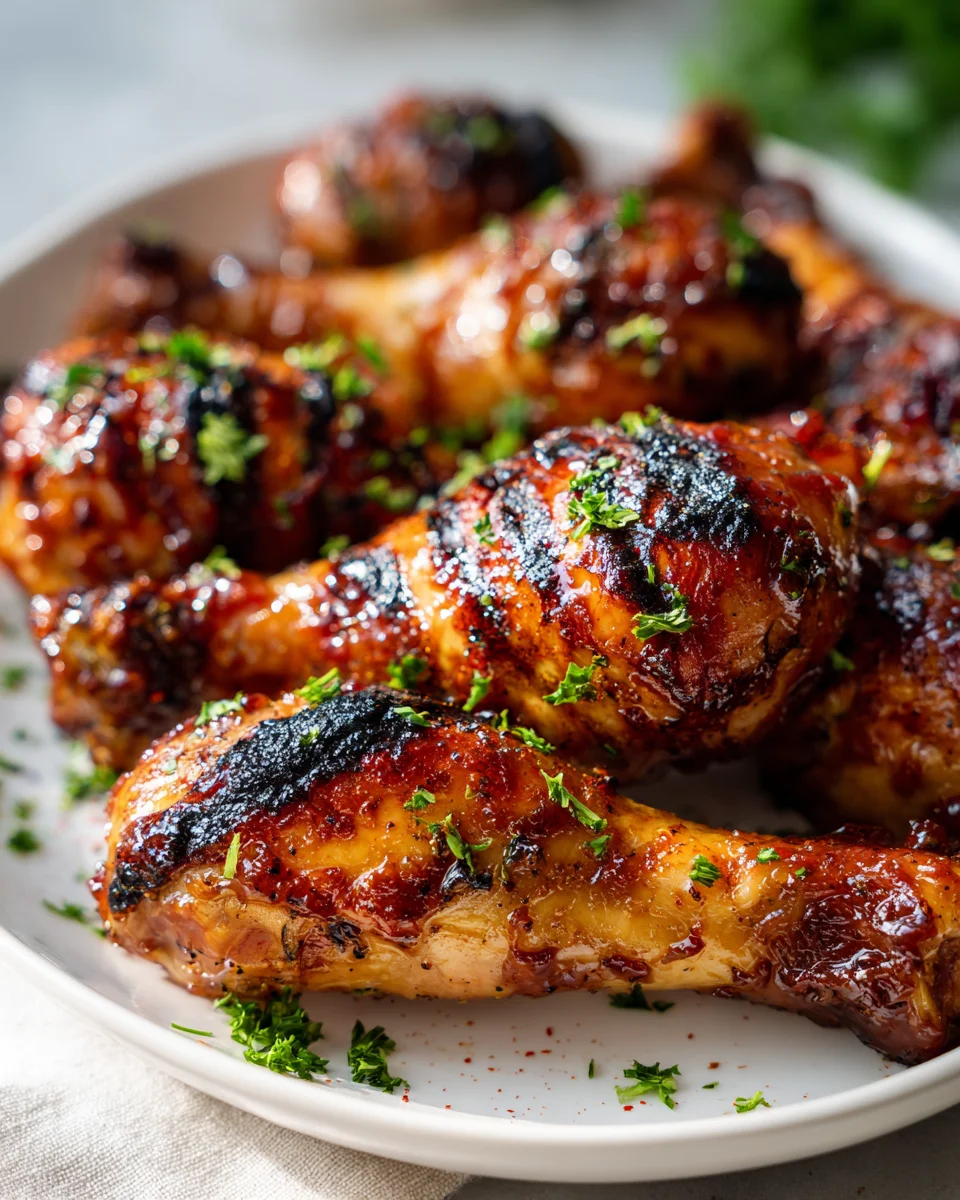 Delicious Grilled BBQ Chicken Drumsticks Recipe to Try Now!