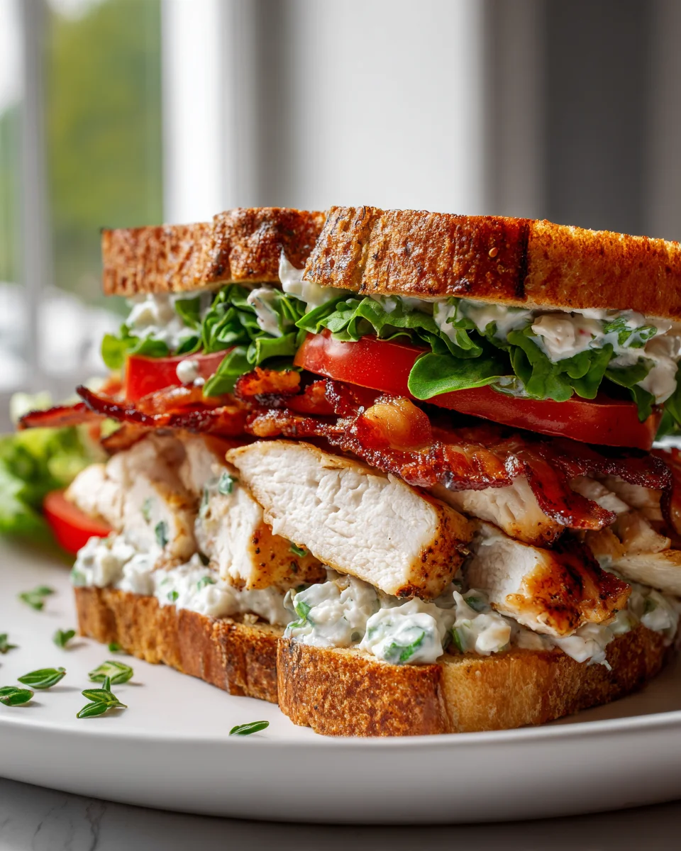 Loaded Chicken & Beef Club: Your New Favorite Sandwich!