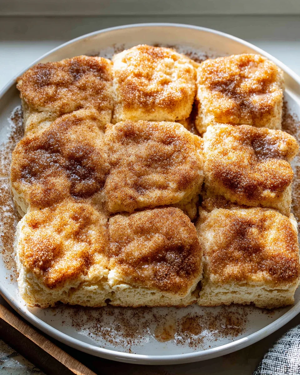 Melt-in-Your-Mouth Cinnamon Sugar Butter Swim Biscuits