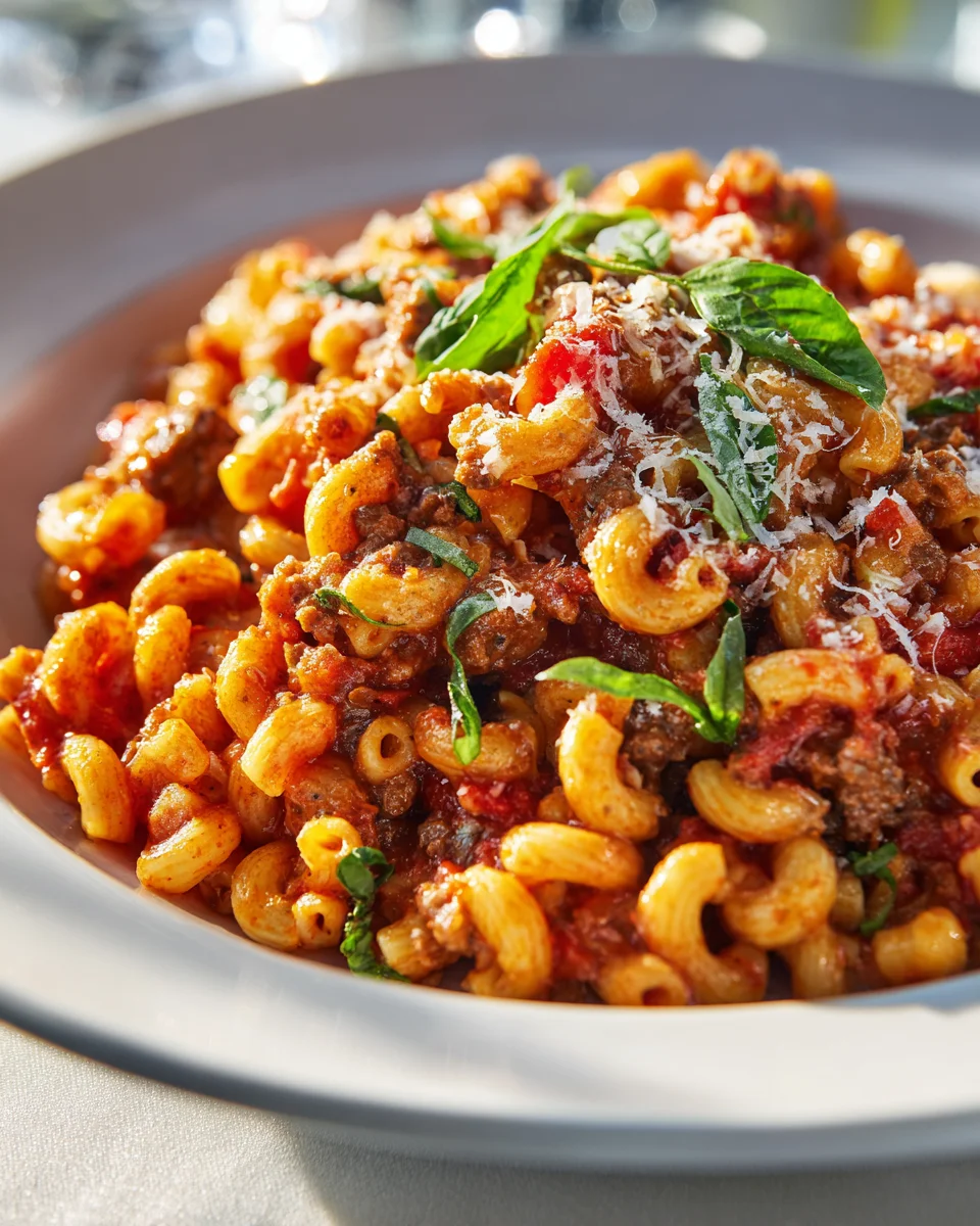 Classic Beefaroni & Italian Sausage – Quick Family Meal