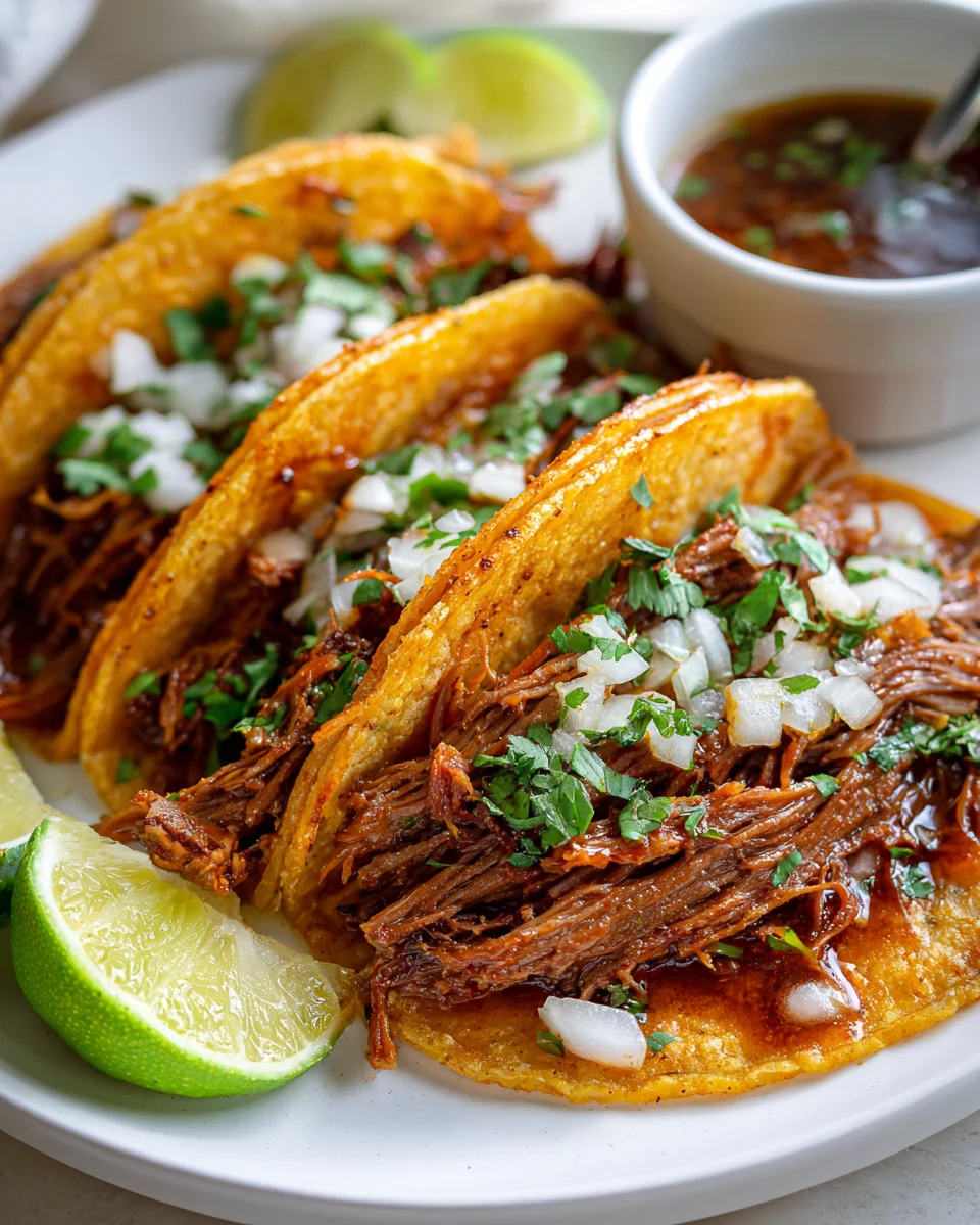 Slow Cooker Beef Birria Tacos: Flavorful & Easy Recipe!