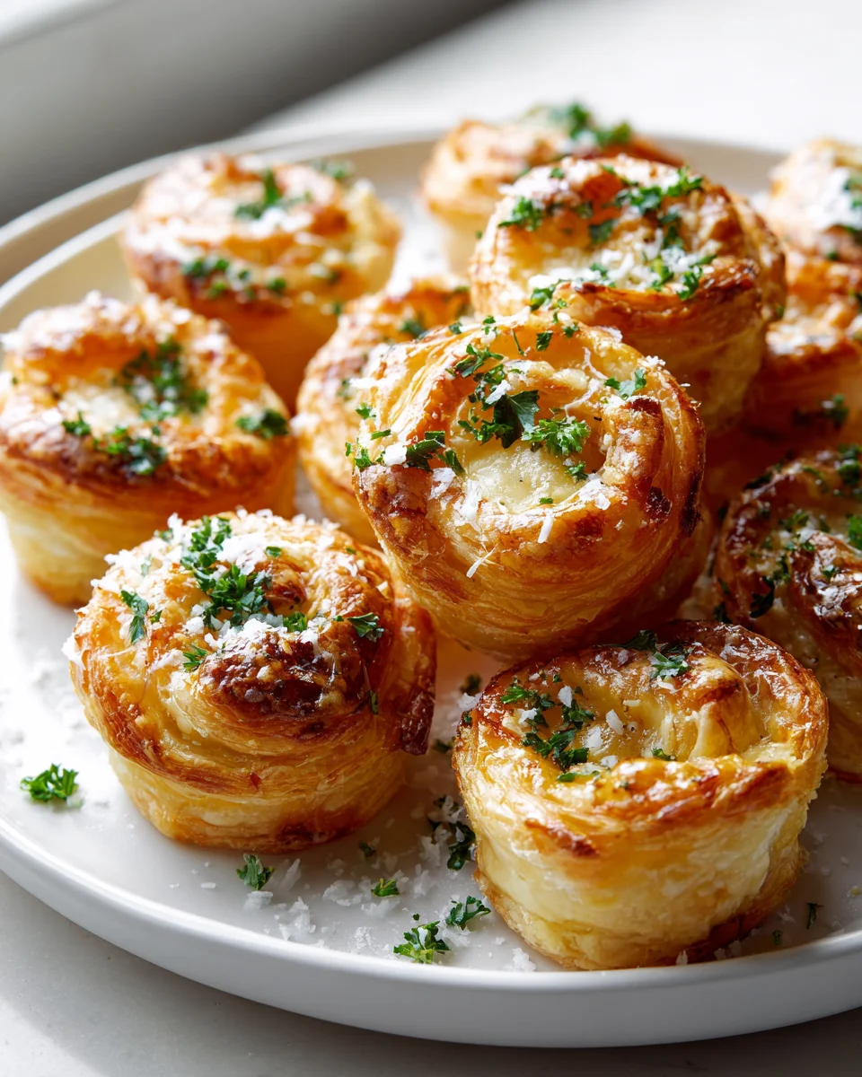 Garlic Parmesan Puff Pastry Bites: Easy Appetizer Recipe