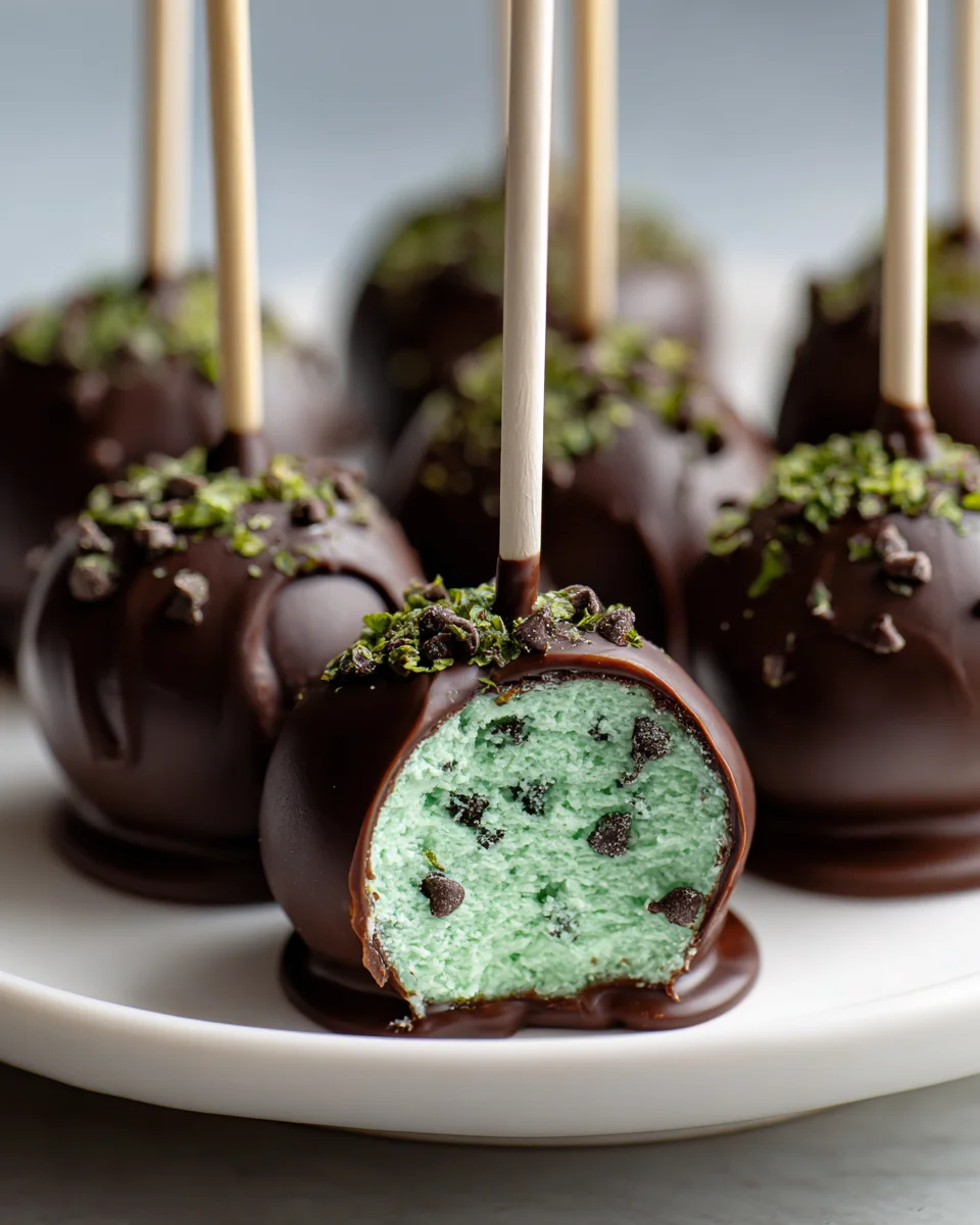 Delicious Mint Chocolate Chip Cake Pops Recipe to Delight!