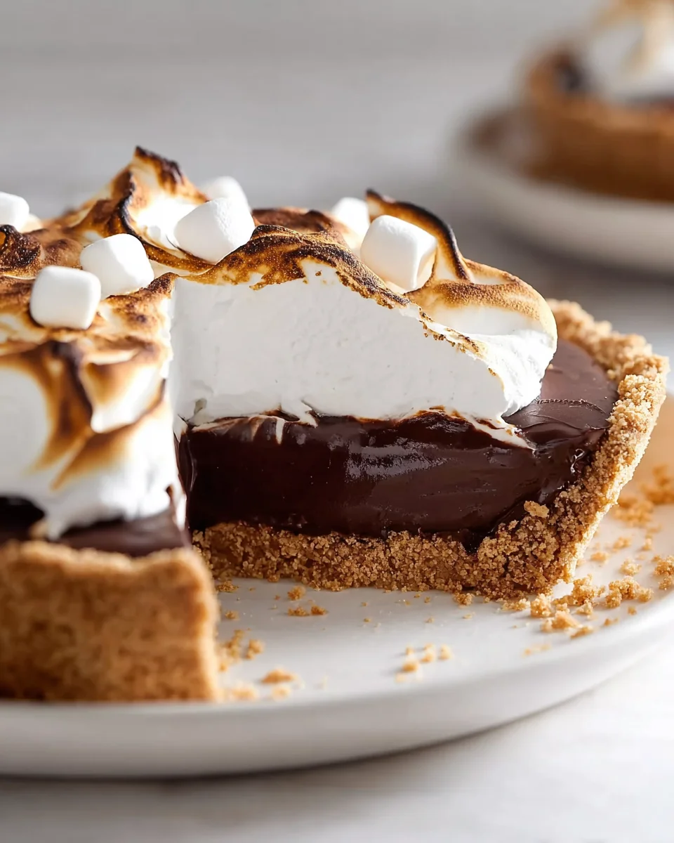 Decadent S'mores Pie Recipe: Indulge in Chocolatey Bliss!