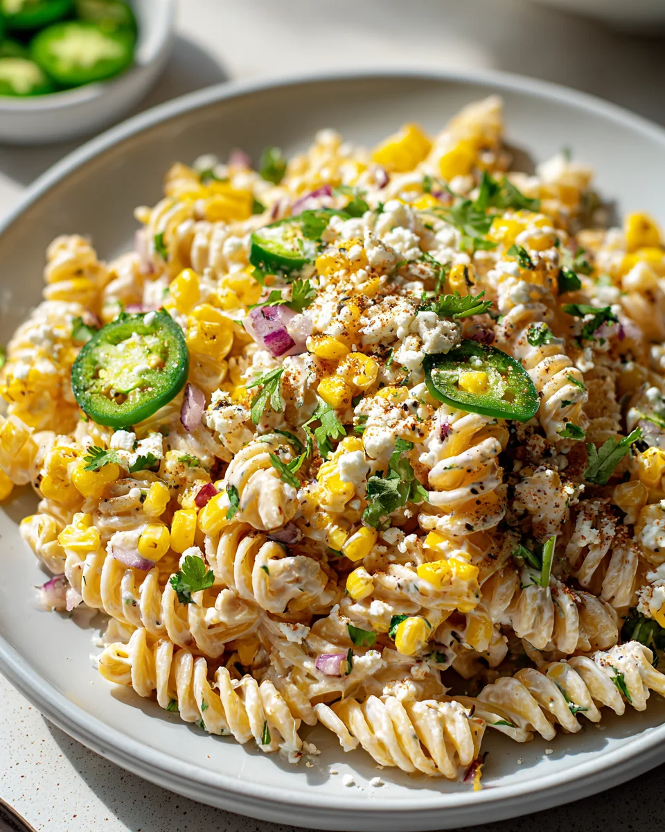 Mexican Street Corn Pasta Salad: A Flavorful Twist Recipe