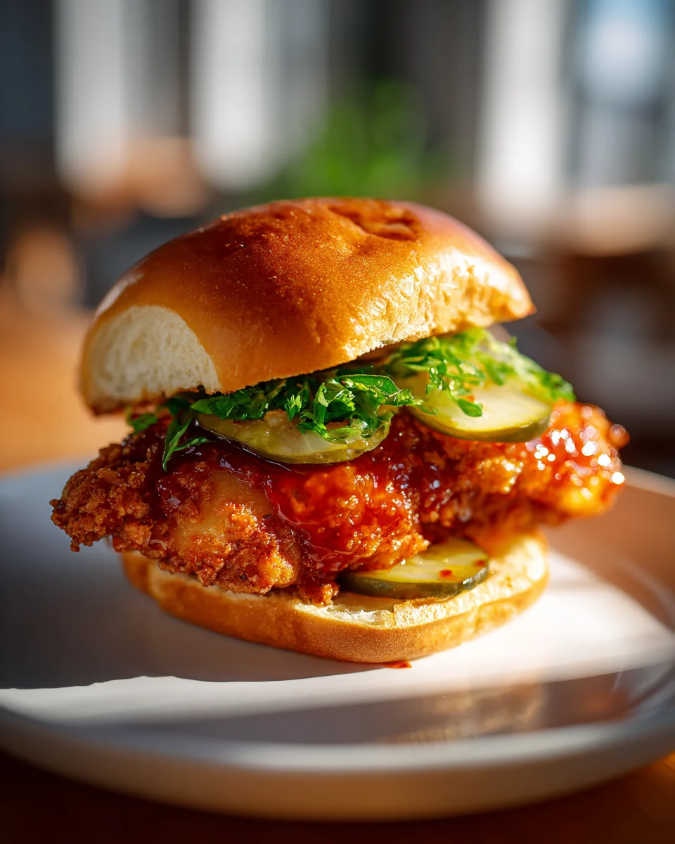 Spicy Honey Fried Chicken Sandwich: A Flavor Explosion!