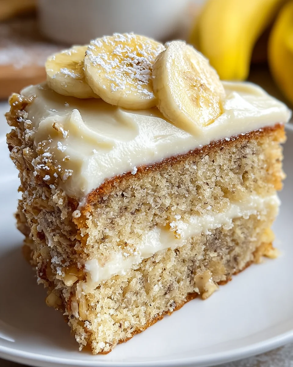Pioneer Woman Banana Cake with Cream Cheese Frosting Recipe