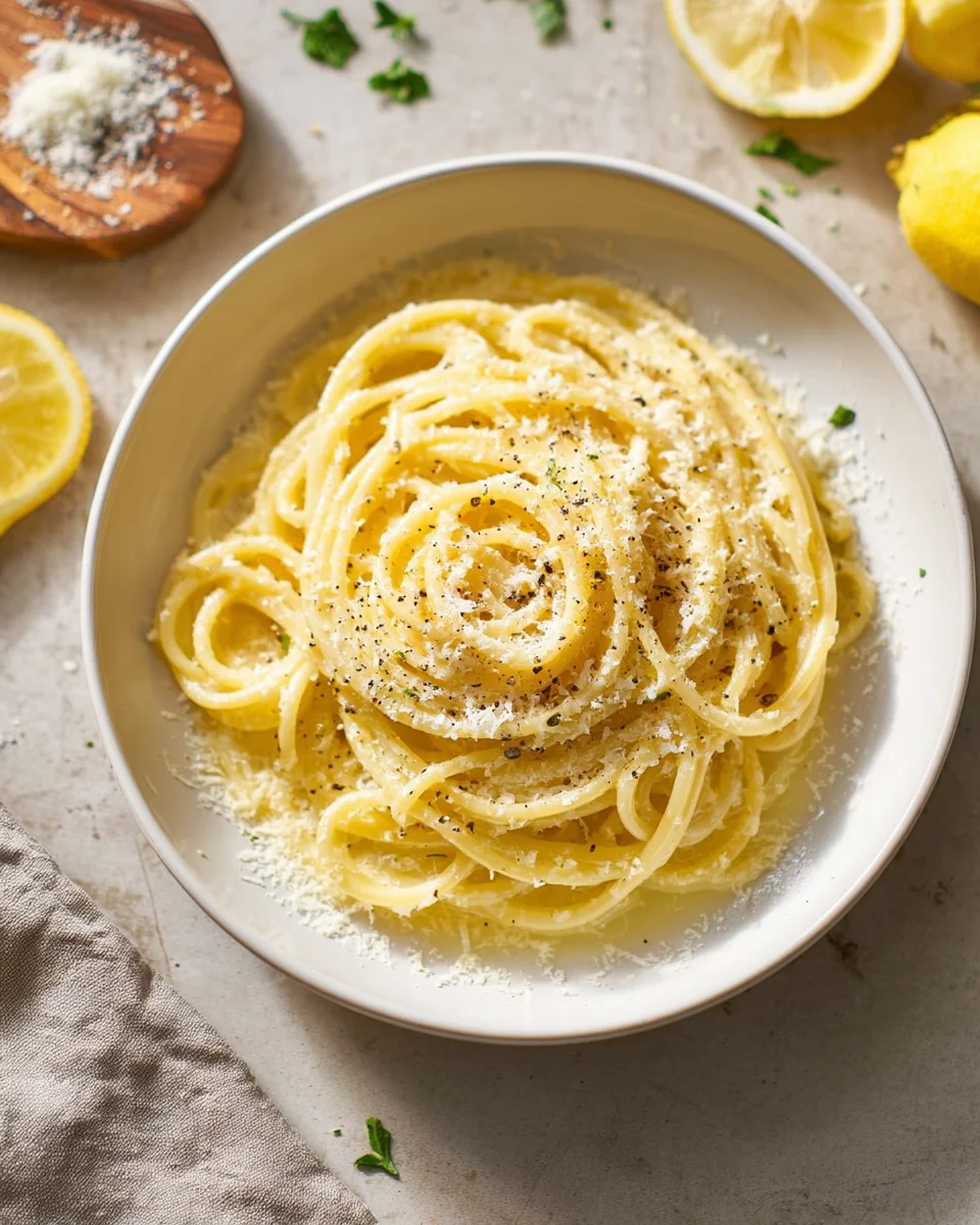 Creamy Lemon Beef Pasta