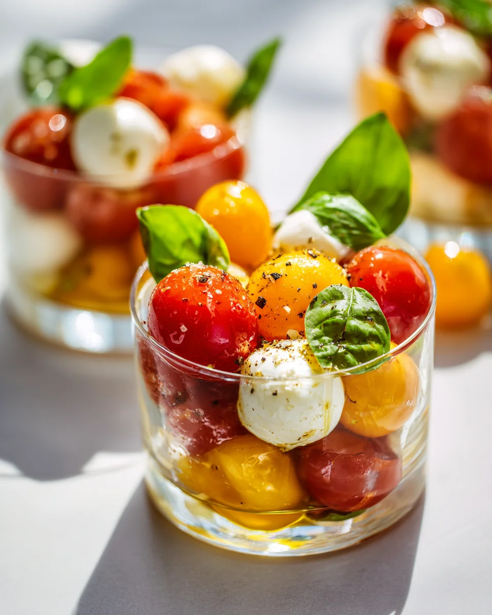 Delicious Caprese Grazing Cups for Perfect Entertaining