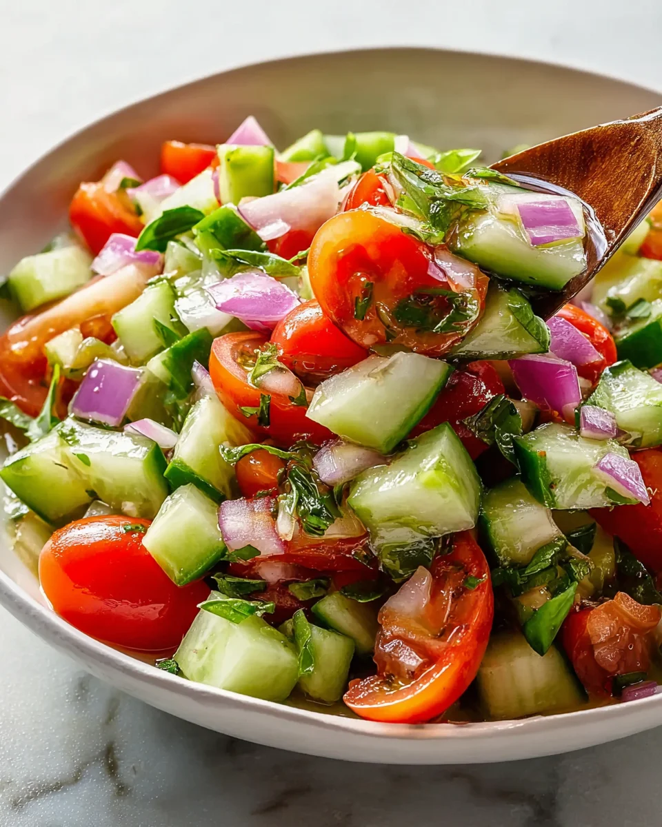 Quick Italian Cucumber Salad: Fresh & Easy Recipe in Minutes