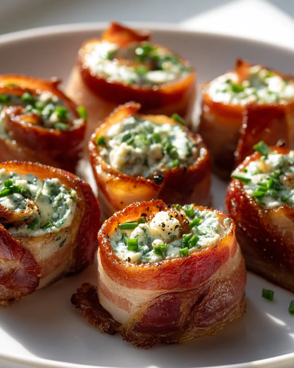 Delicious Beef Bacon and Chive Cream Cheese Roll Ups Recipe