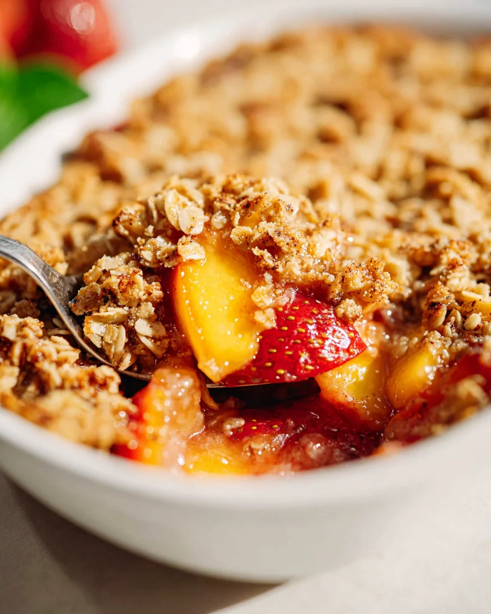 Delicious Strawberry Peach Crisp Recipe for Summer Treats