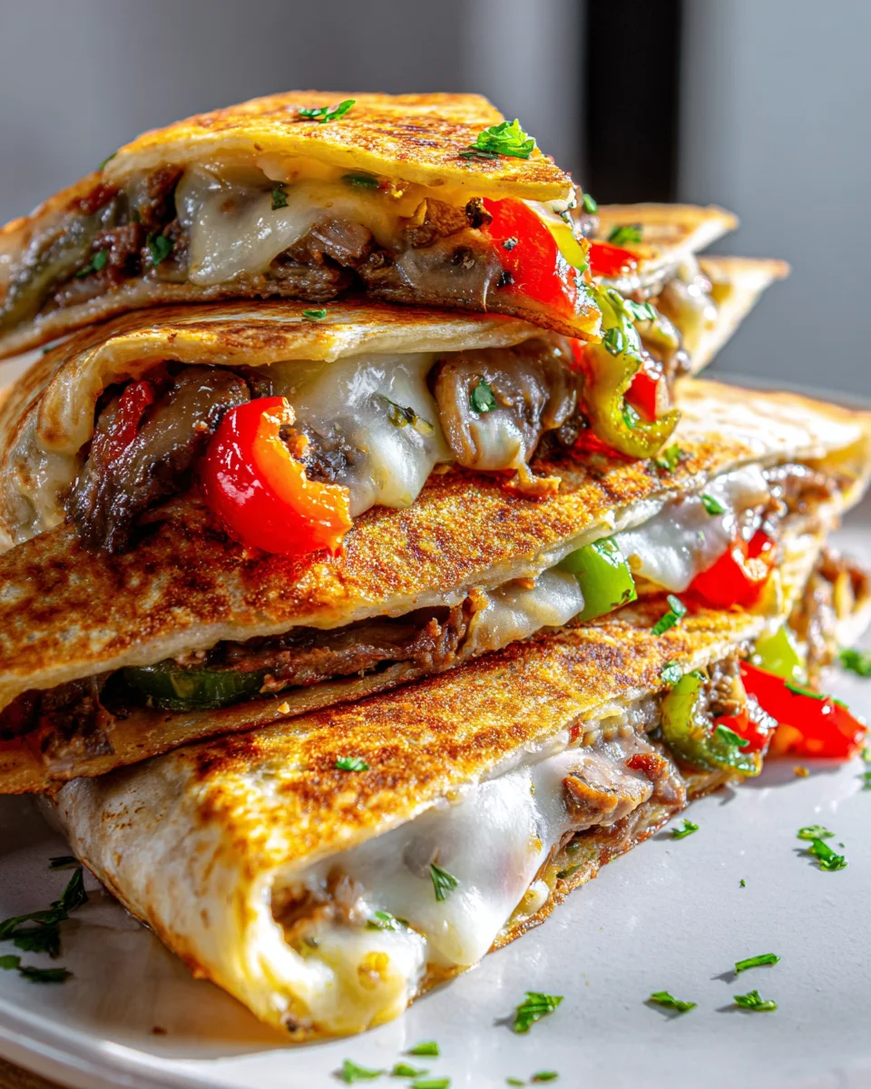 Delicious Philly Cheesesteak Quesadilla Recipe for Easy Meals