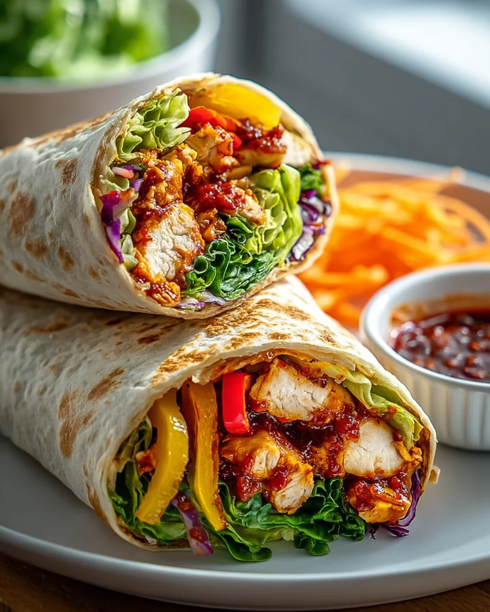 Delicious Sweet Chili Chicken Wraps Recipe for Easy Meals