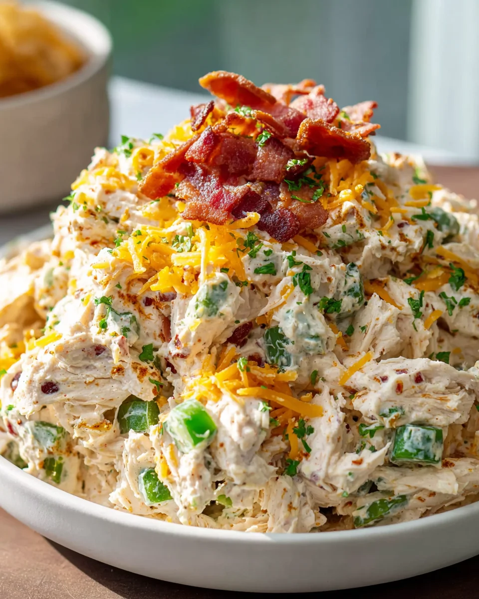 Jalapeno Popper Keto Chicken Salad: A Spicy Delight!