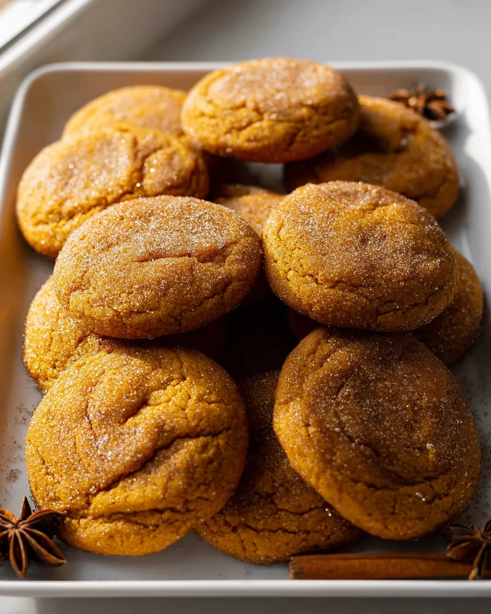 Chewy Maple Pumpkin Cookies