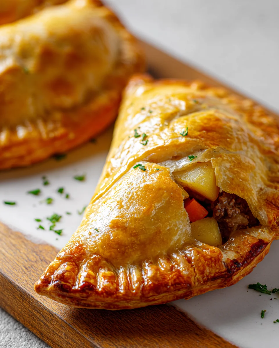 Golden Cornish Beef Pasties Delight