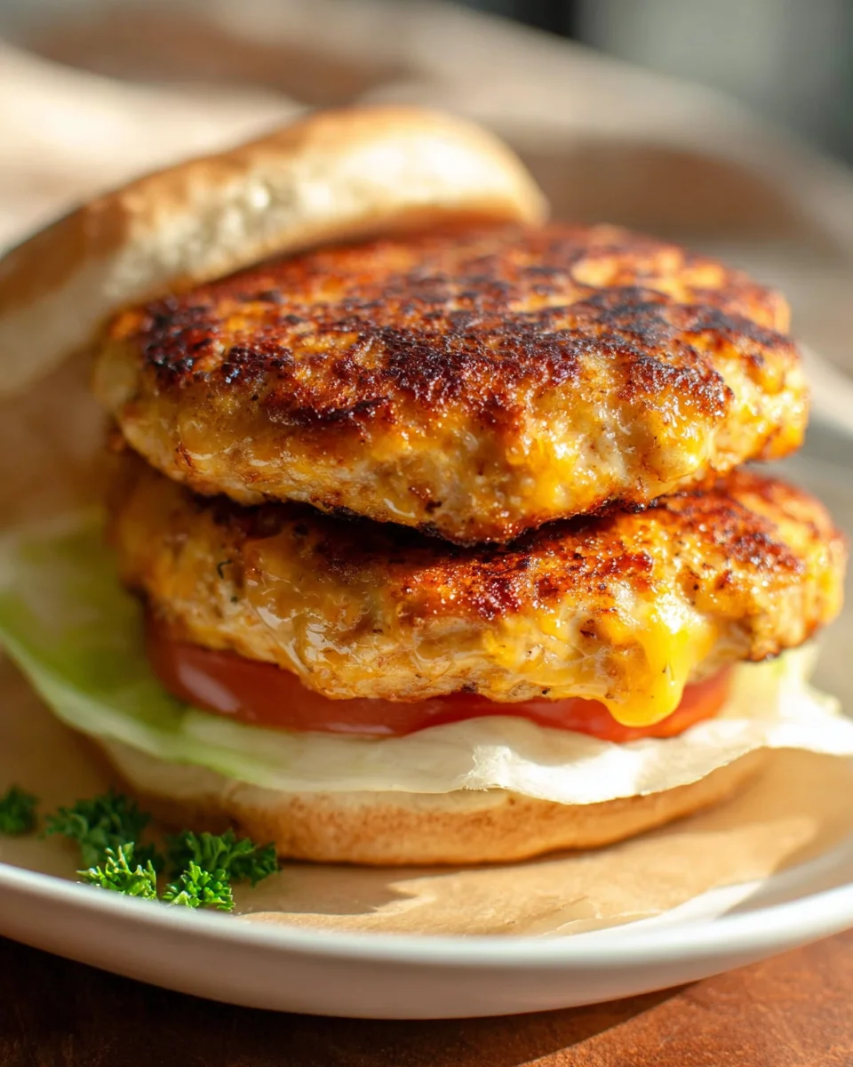 Delicious Cheddar Ranch Chicken Burger Recipe for Dinner Night